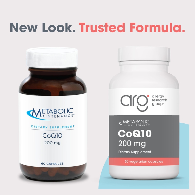 Metabolic Maintenance, коэнзимQ10, 200 мг, 60 вегетарианских капсул