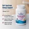 Nordic Naturals, омега-3 из рыбьего жира с гамма-линоленовой кислотой омега-6 из масла семян бурачника, со вкусом лимона, 120 желатиновых капсул
