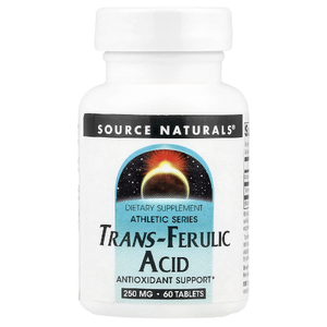 Source Naturals, трансферуловая кислота, 60 таблеток