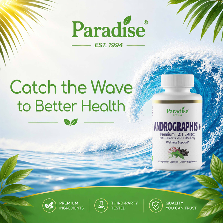 Paradise Herbs, Экстракт андрографиса, 60 вегетарианских капсул