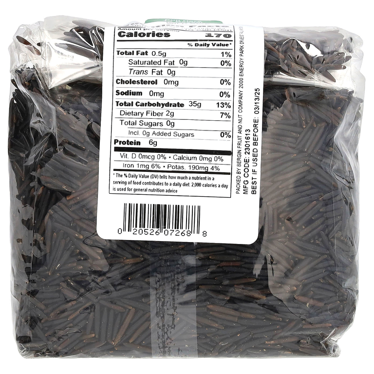 Bergin Fruit and Nut Company, Дикий рис, 454 г (16 унций)