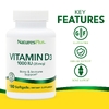 NaturesPlus, витамин D3, 25 мкг (1000 МЕ), 180 капсул