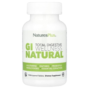 Nature's Plus, Комплексная поддержка пищеварения, 90 двухслойных таблеток