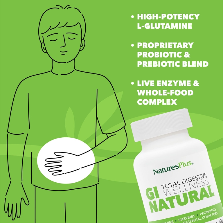 Nature's Plus, Комплексная поддержка пищеварения, 90 двухслойных таблеток