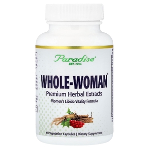 Paradise Herbs, формула для поддержки жизненной силы для женщин, 60 вегетарианских капсул