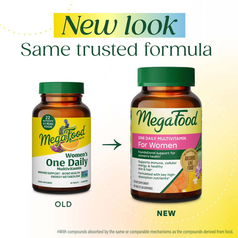 MegaFood, One Daily, мультивитамины для женщин, для приёма один раз в день, 60 таблеток