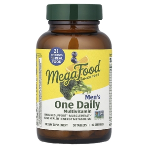 MegaFood, ежедневные витамины для мужчин, 30 таблеток