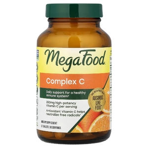 MegaFood, витамин С, 60 таблеток