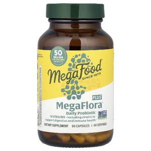MegaFood, MegaFlora™ Plus, 60 капсул
