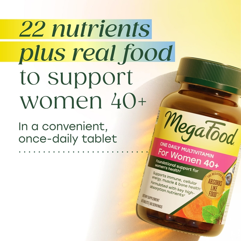 MegaFood, Мультивитамины для женщин старше 40 лет, 60 таблеток