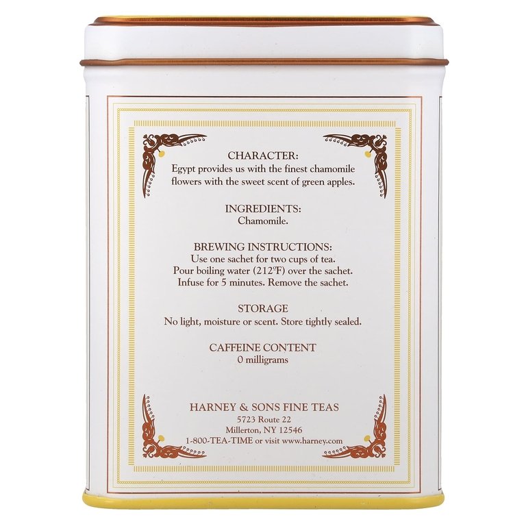 Harney & Sons, травяной чай, ромашка, 20 пакетиков, 26 г (0,9 унции)