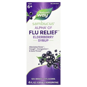 Nature's Way, Sambucus, Alpha CF, мультисимптомное средство от Flucare, с бузиной, 120 мл (4 жидк. унц.) (Товар снят с продажи) 