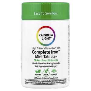 Rainbow Light, Complete Iron™ мини-таблетки+, 60 таблеток (Товар снят с продажи) 