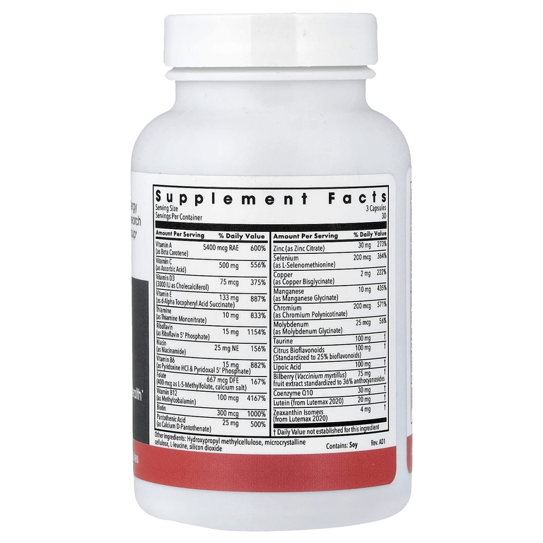 Metabolic Maintenance, комплекс для здоровья глаз, 90 вегетарианских капсул