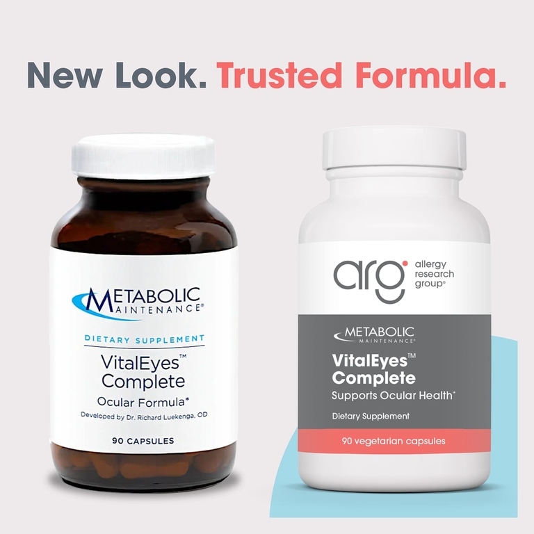 Metabolic Maintenance, комплекс для здоровья глаз, 90 вегетарианских капсул