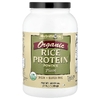 NutriBiotic, Органический рисовый протеин в порошке, обычный, 1,36 кг (3 фунта)