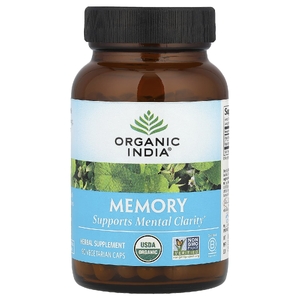 Organic India, память, 90 вегетарианских капсул