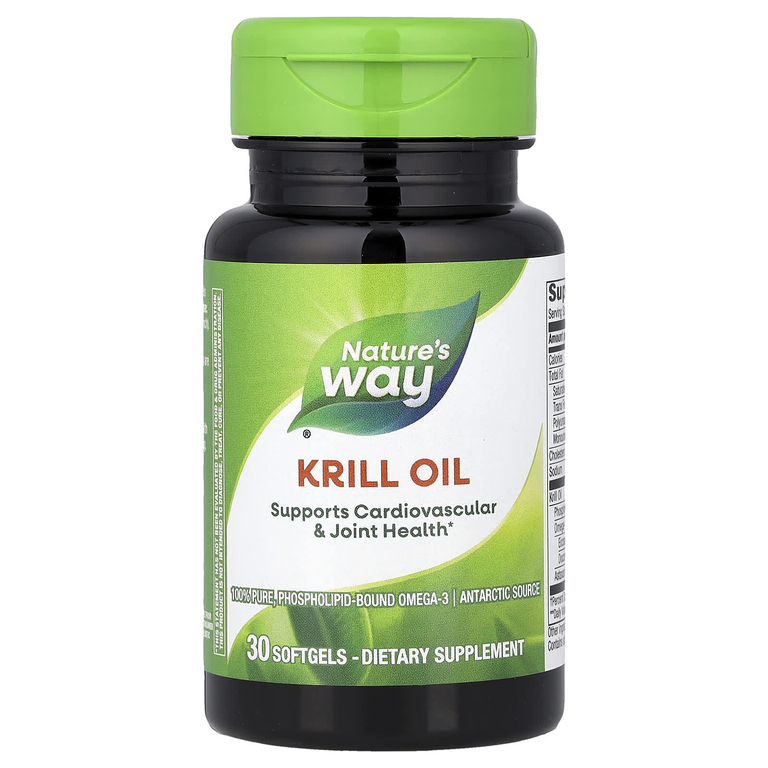 Nature's Way, масло криля, 30 капсул
