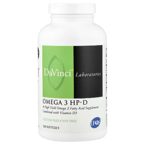 DaVinci Laboratories, Омега-3, 120 желатиновых капсул