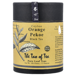 The Tao of Tea, Цейлонский черный чай, апельсиновый пеко, 100 г (3,5 унции)