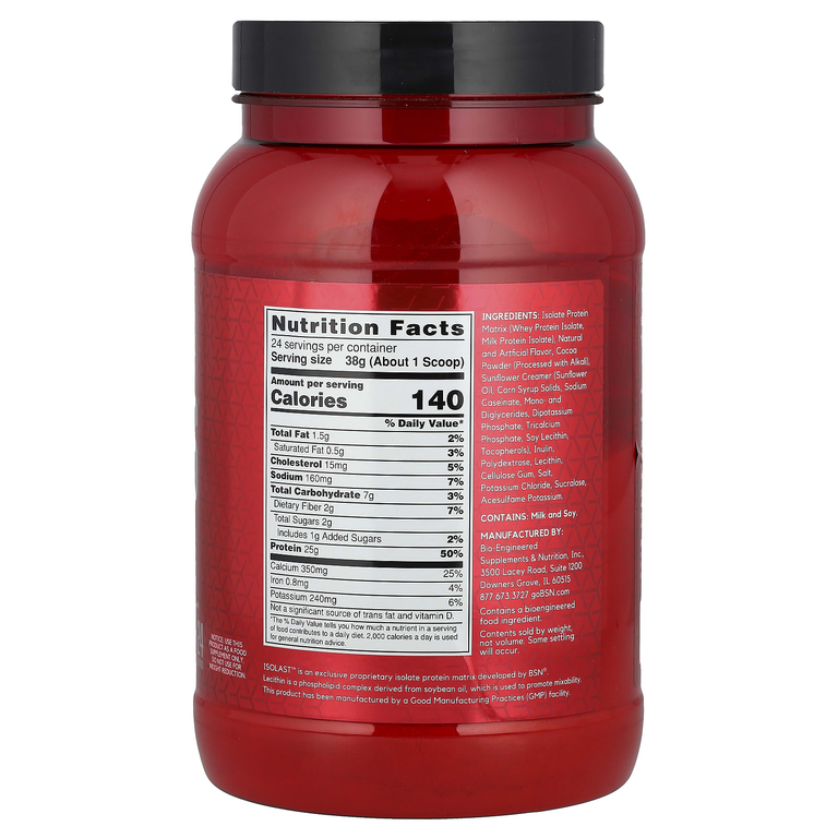 BSN, протеиновая смесь для приготовления напитка, со вкусом шоколадного молочного коктейля, 912 г (2,01 фунта)