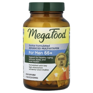 MegaFood, мультивитамины для мужчин старше 55 лет, 60 таблеток