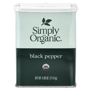 Simply Organic, черный перец, 113,4 г (4 унции)