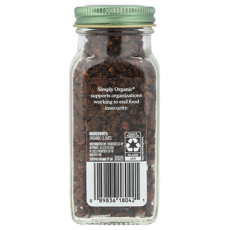 Simply Organic, Целая гвоздика, 2,05 унции (58 г)