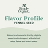 Simply Organic, семена фенхеля, 54 г (1,9 унции)