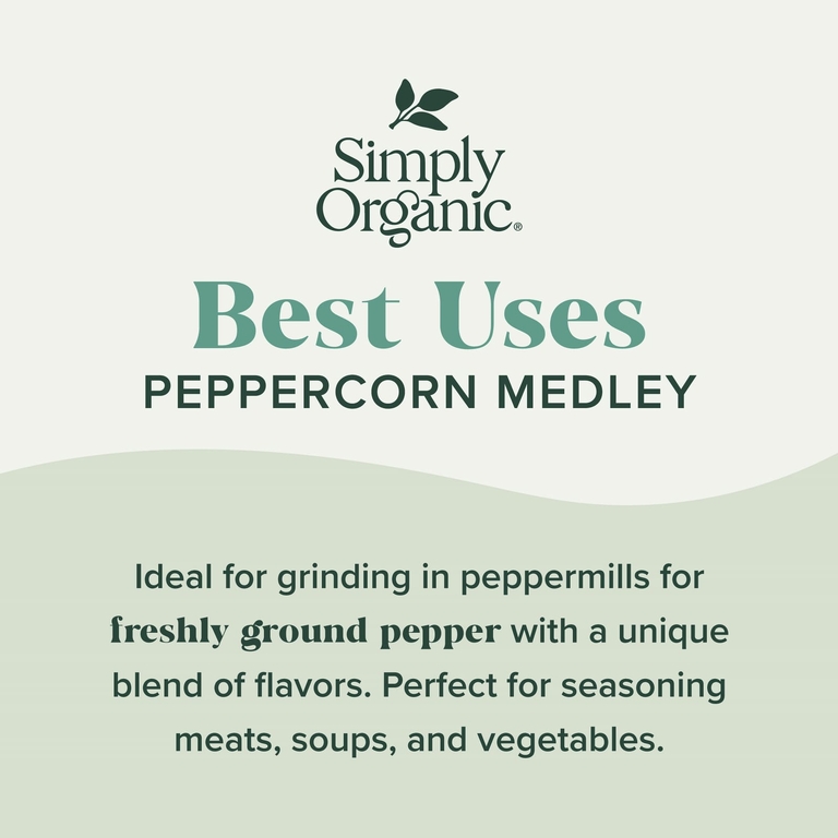 Simply Organic, смесь перцев горошком, 83 г (2,93 унции) (Товар снят с продажи) 