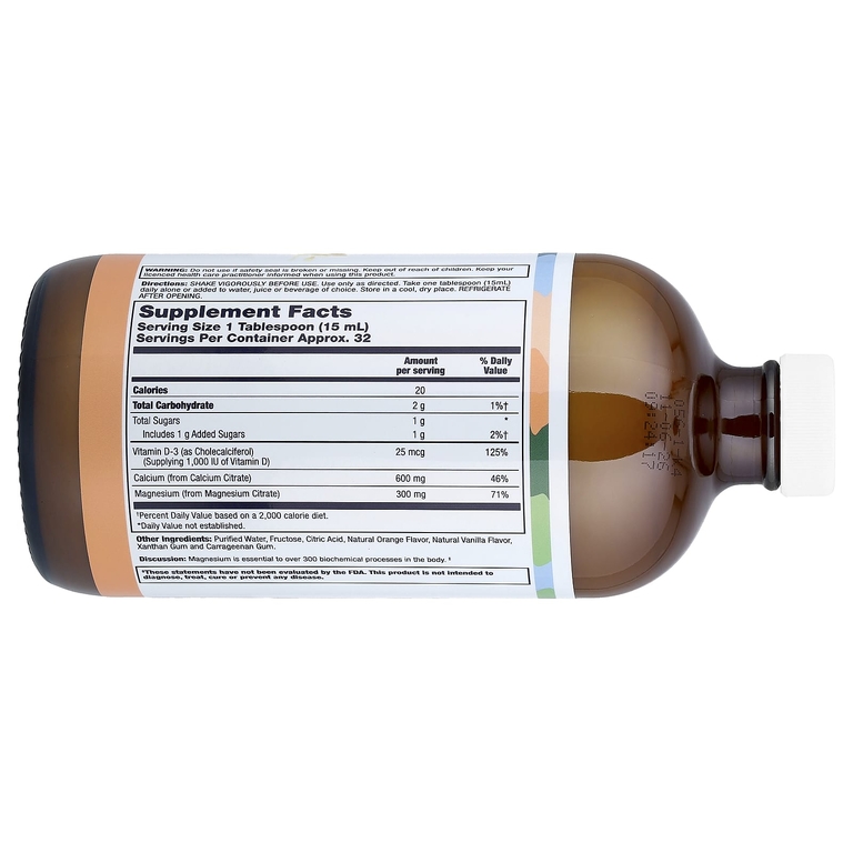 LifeTime Vitamins, добавка для поддержки здоровья костей, со вкусом апельсина и ванили, 473 мл (16 жидк. унций)