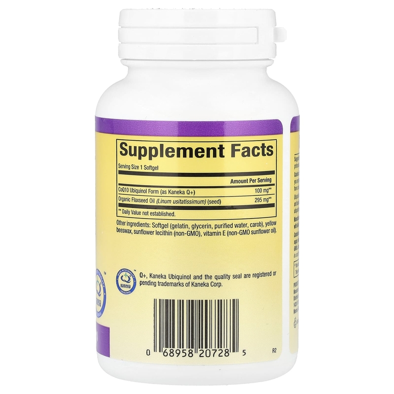 Natural Factors, Убихинол, 100 мг, 120 желатиновых капсул