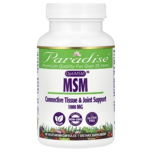 Paradise Herbs, МСМ, 1000 мг, 90 вегетарианских капсул