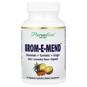 Paradise Herbs, Brom-E-Mend, 60 вегетарианских капсул