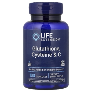 Life Extension, глутатион, цистеин и витамин С, 100 капсул