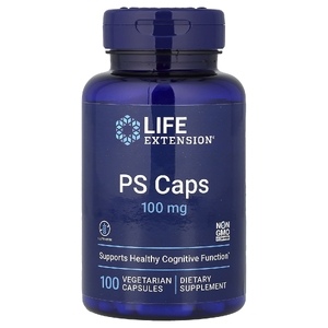 Life Extension, Фосфатидилсерин, 100 мг, 100 вегетарианских капсул