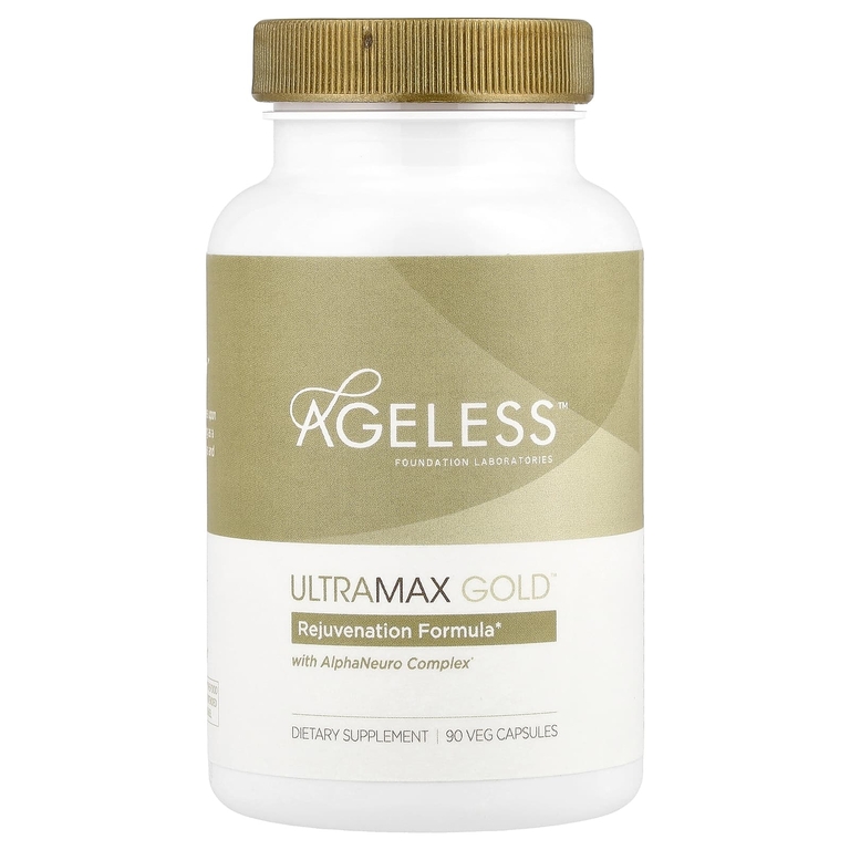 Ageless Foundation Laboratories, Формула омоложения, 90 растительных капсул