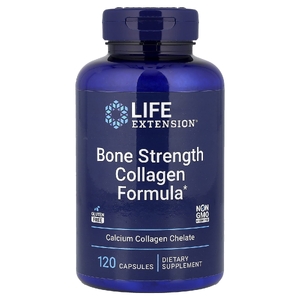 Life Extension, добавка с коллагеном для укрепления костей, 120 капсул