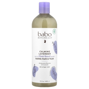 Babo Botanicals, успокаивающий шампунь, пена для ванн и мыло, лаванда и таволга, 450 мл (15 жидк. унций)