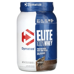 Dymatize, сывороточный протеин в порошке, насыщенный шоколад, 907 г (2 фунта)