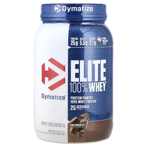 Dymatize, сывороточный протеин в порошке, насыщенный шоколад, 907 г (2 фунта)