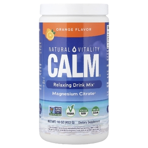 Natural Vitality, смесь для приготовления расслабляющего напитка, со вкусом апельсина, 453 г (16 унций)