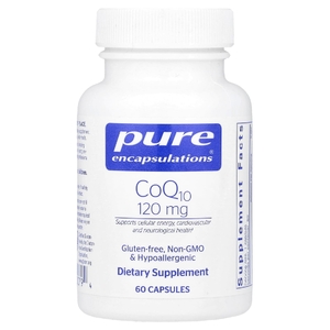 Pure Encapsulations, коэнзим Q10, 120 мг, 60 капсул