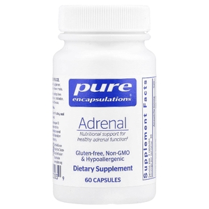 Pure Encapsulations, добавка для нормальной работы надпочечников, 60 капсул