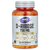 NOW Foods, Спорт, D-рибоза, 750 мг, 120 растительных капсул (125 мг в 1 капсуле)