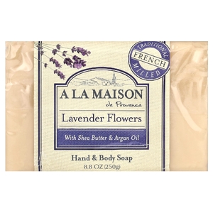 A La Maison de Provence, кусковое мыло для рук и тела, цветы лаванды, 250 г (8,8 унции) (Товар снят с продажи) 