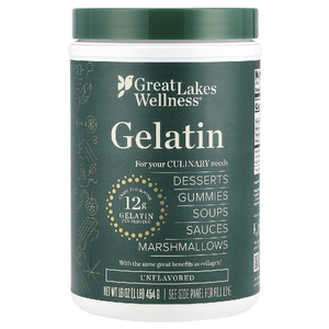 Great Lakes Wellness, Желатин, без добавок, 454 г (16 унций)