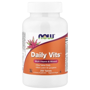 NOW Foods, комплекс мультивитаминов и минералов Daily Vits™, 250 таблеток