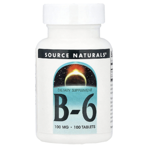 Source Naturals, Витамин B6, 100 таблеток