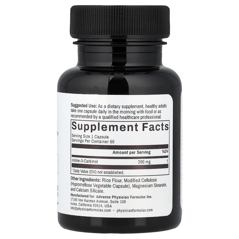 Advance Physician Formulas, Индол-3-карбинол, 200 мг, 60 растительных капсул